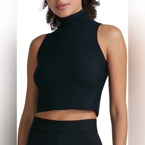 Commando Butter Sleeveless Turtleneck  Crop Top